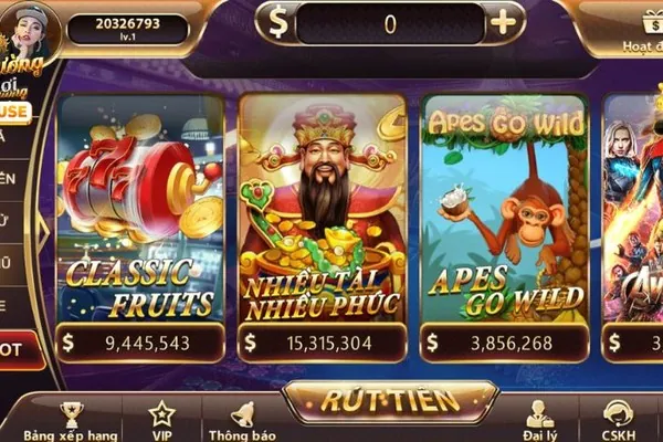 Các chủ đề đa dạng trong trò chơi slot video ji88bet